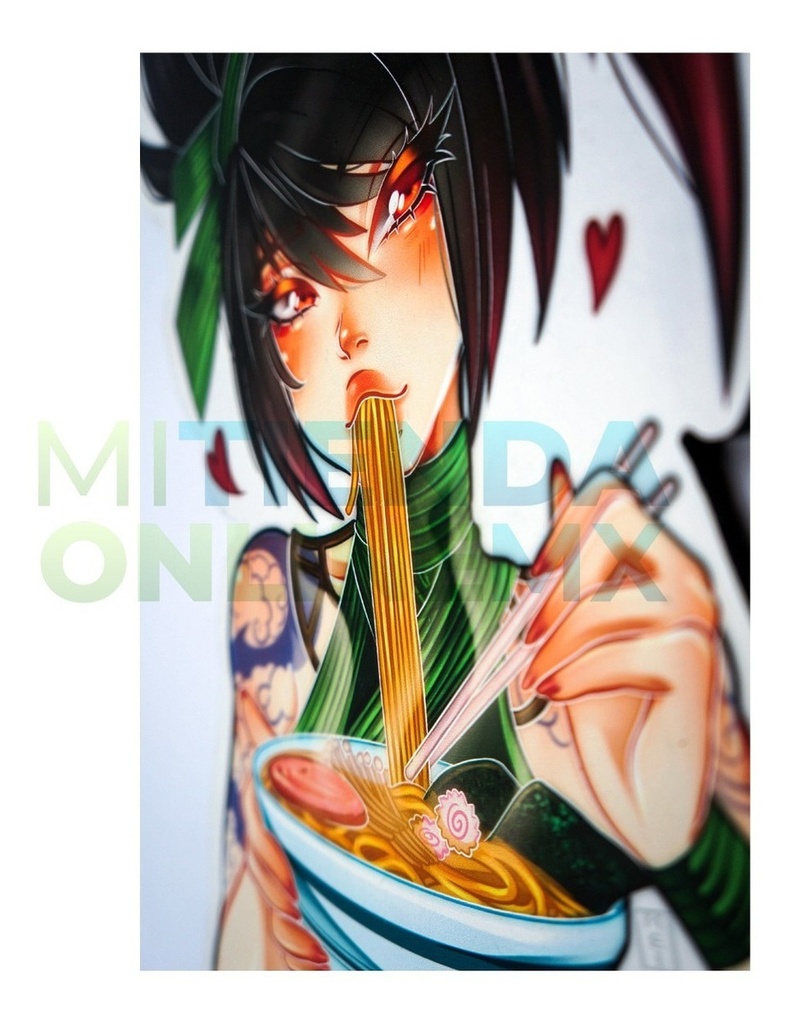 Cuadro Anime Unico Akali League Of Legends Mdf 6mm