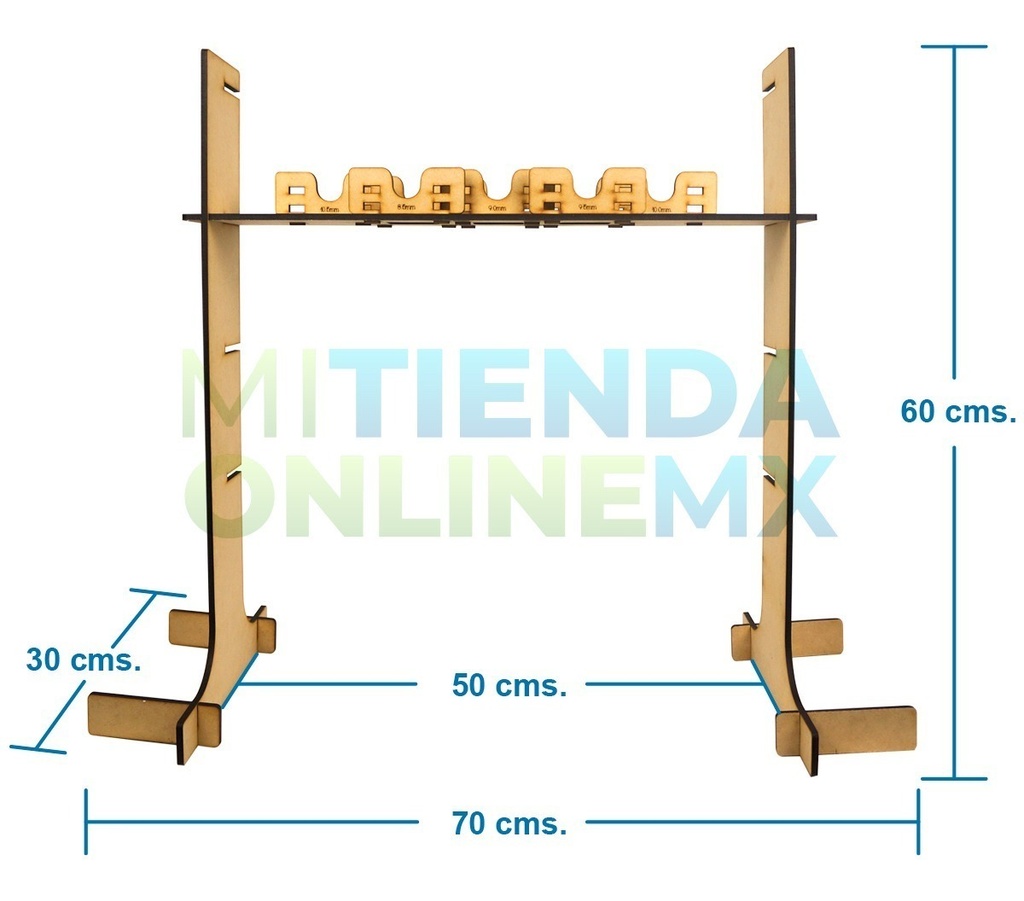 Kit Fotográfico Estudio Photo Shoot Económico Mdf 6mm