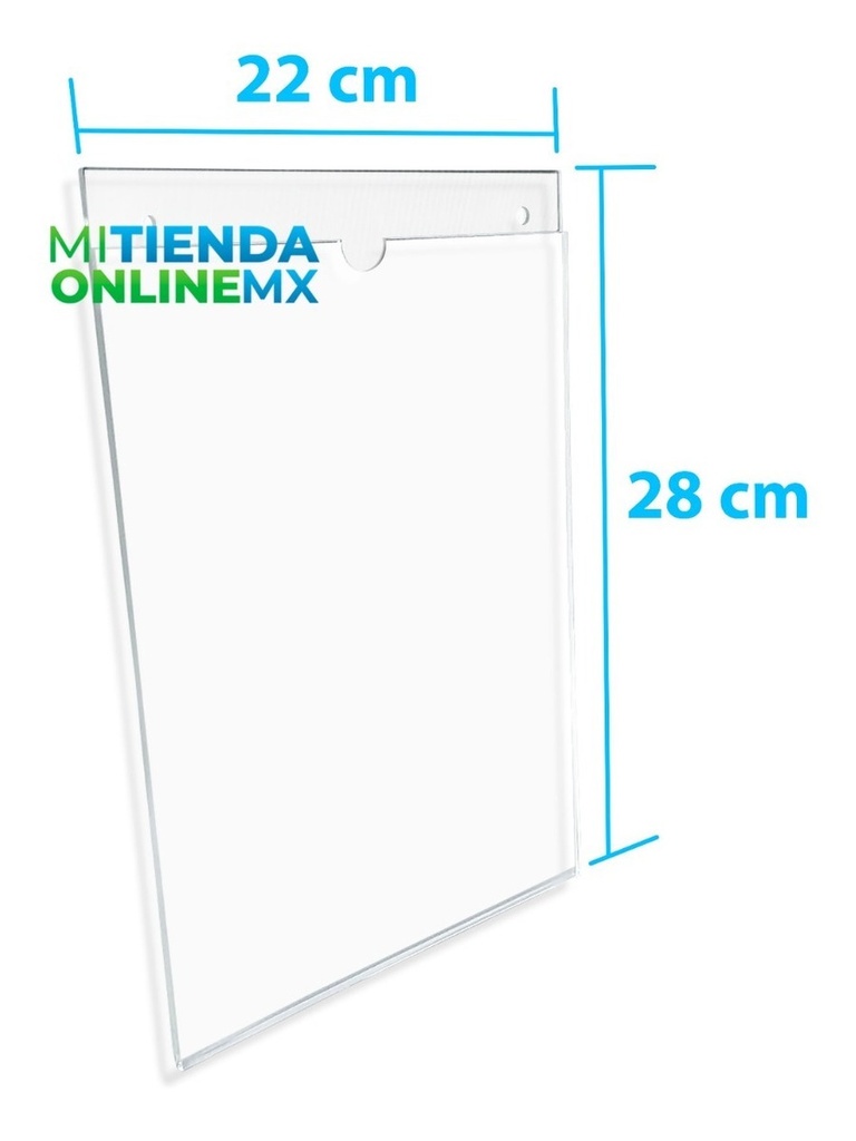 Porta Hojas Carta Vertical, Acrílico De 2mm (pack 5)