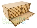 Caja Organizador Escritorio Herramientas Mdf 3 Mm