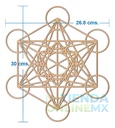 Cuadro Cubo Metatron Muro Pared Decorativo 30x27