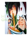 Cuadro Anime Unico Akali League Of Legends Mdf 6mm - Grande