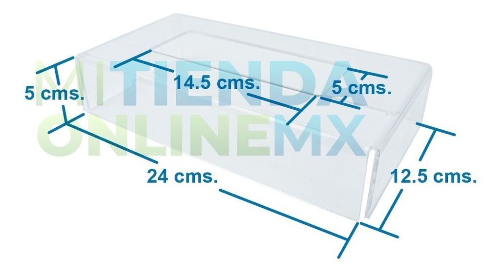 Caja Estuche Kleenex Servilletas Pañuelo Baño Acrílico 3mm