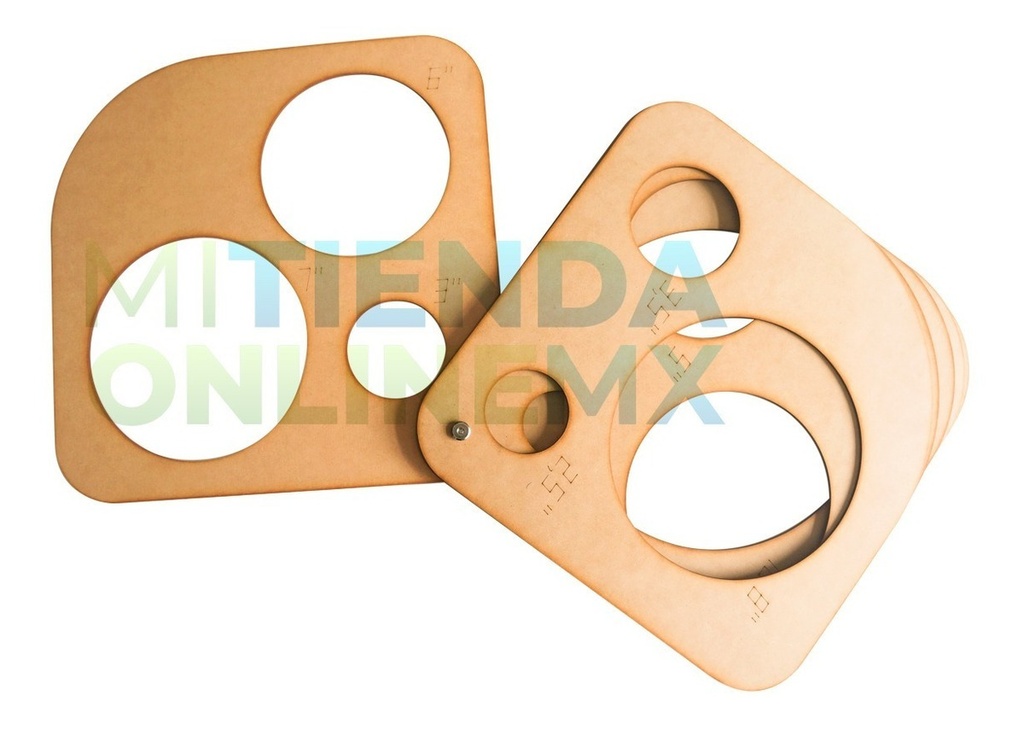 Calibrador De Globos Abanico Corte Laser Mdf 3mm 