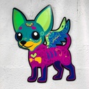 Cuadro Perro Alebrije Impresión Directa (madera Mdf, 6mm)