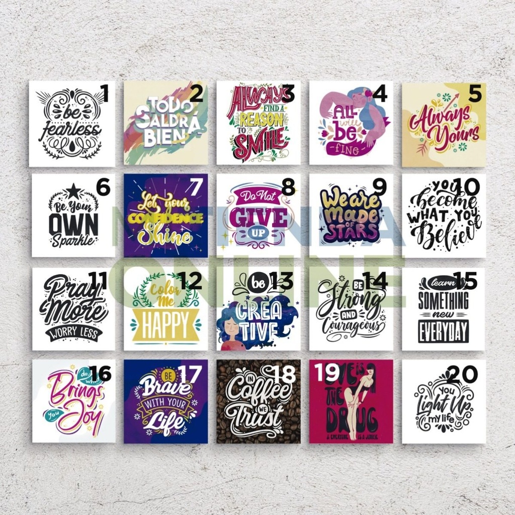 Pack 3 Cuadros Decorativos Frases Motivadoras Minimalista