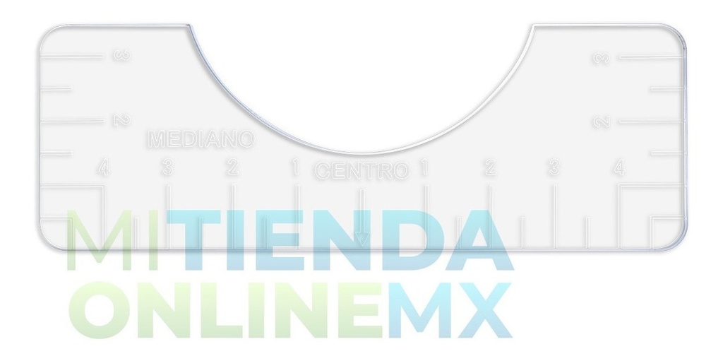 Kit Regla Colocación Costura Camisa Manualidades Acrilico