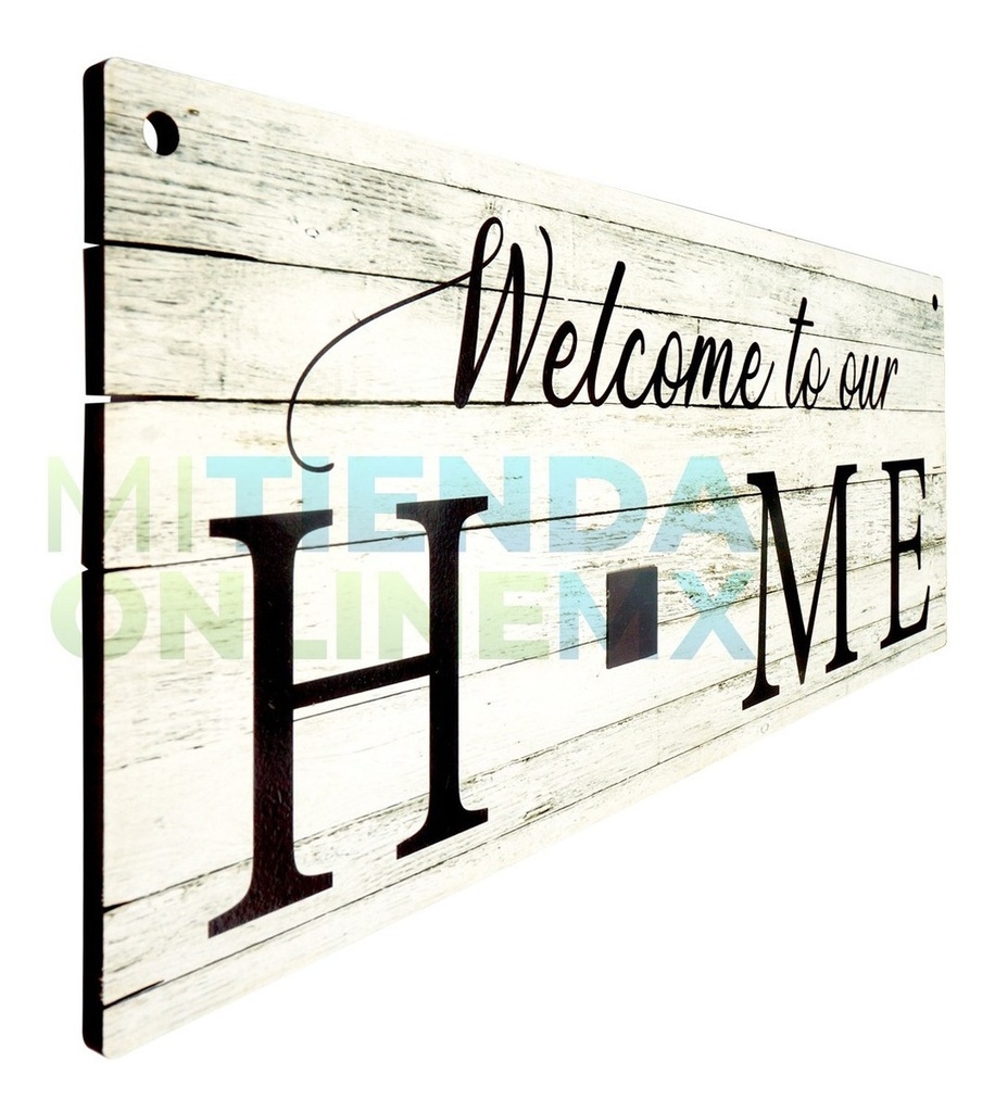 Letrero Home Estacional Decoración Hogar