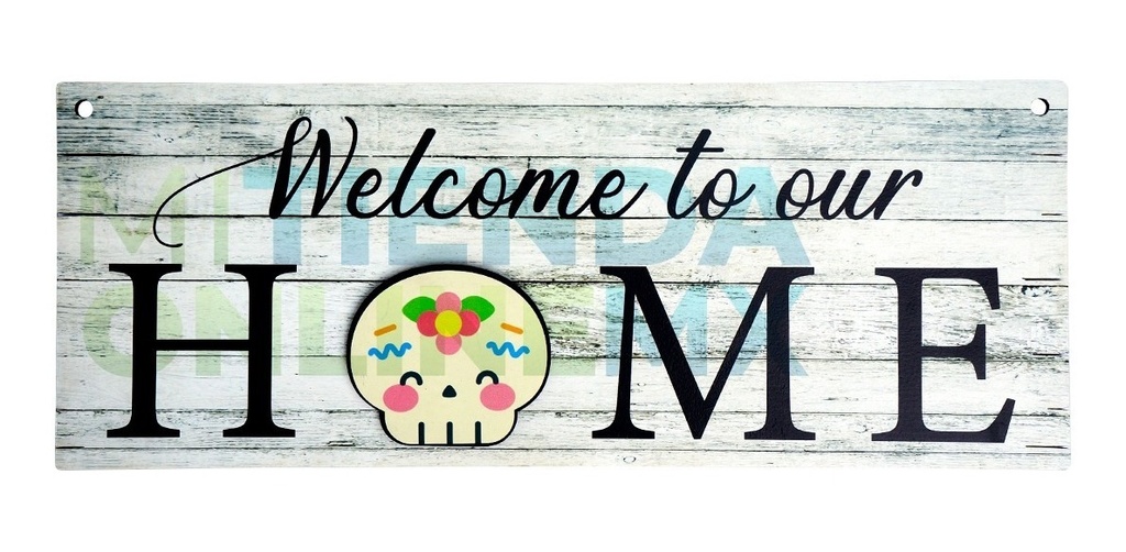 Letrero Home Estacional Decoración Hogar