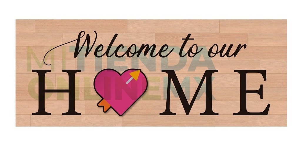 Letrero Home Estacional Decoración Hogar