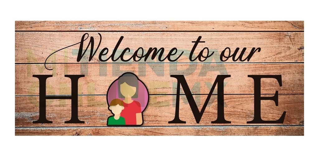 Letrero Home Estacional Decoración Hogar