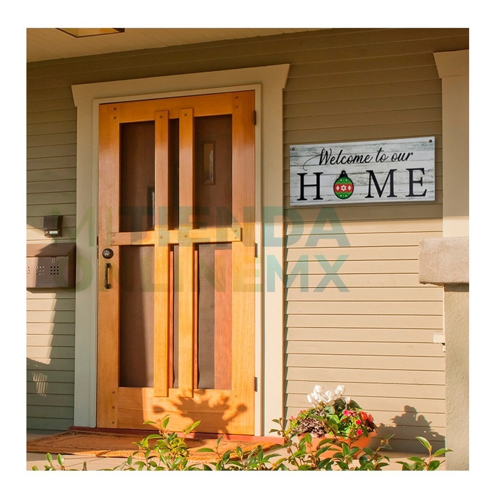 Letrero Home Estacional Decoración Hogar