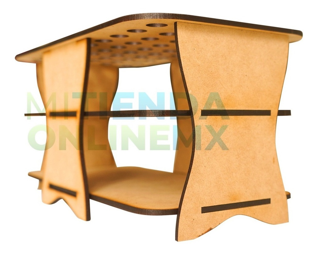 Porta Plumones De Mdf Para 50 Crayola Super Tips