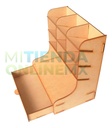 Organizador Escritorio Cajonera Lapices Arte Mdf 3mm
