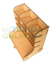 Organizador Escritorio Cajonera Lapices Arte Mdf 3mm