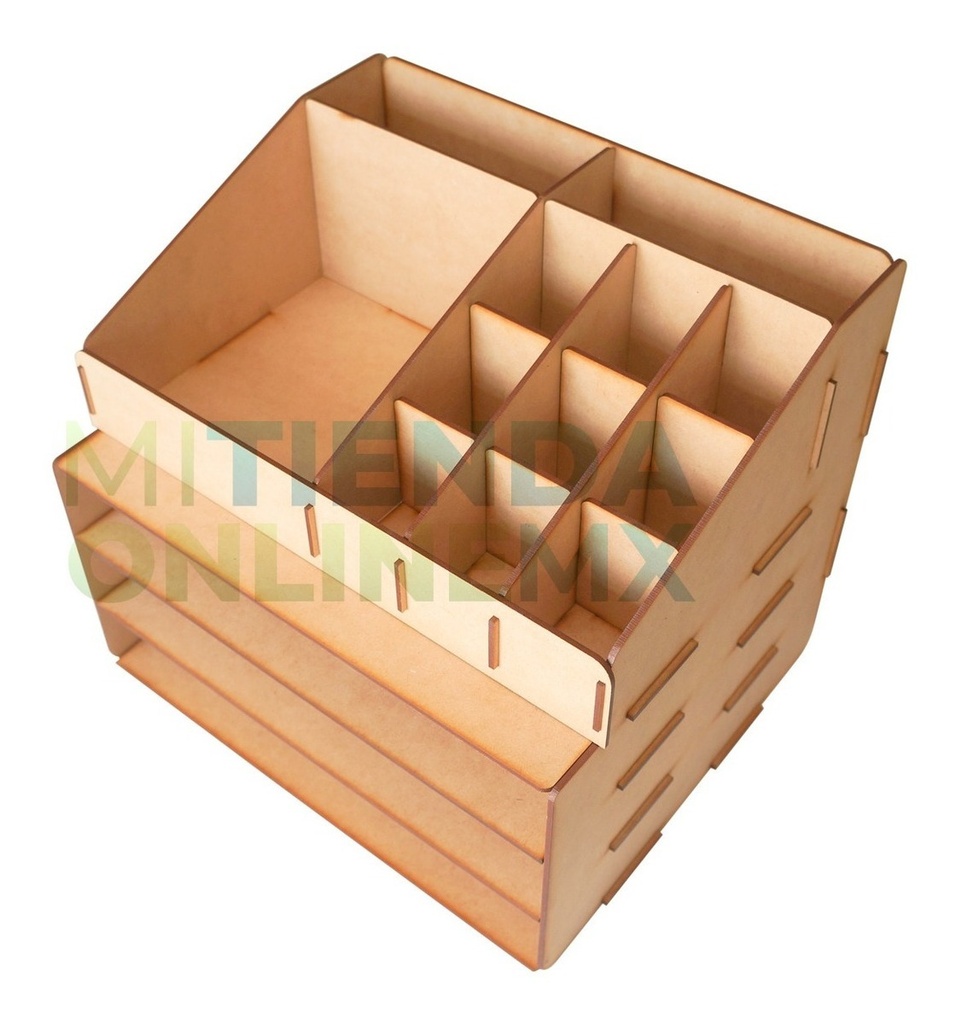 Organizador Escritorio Lápices Plumones Arte Mdf