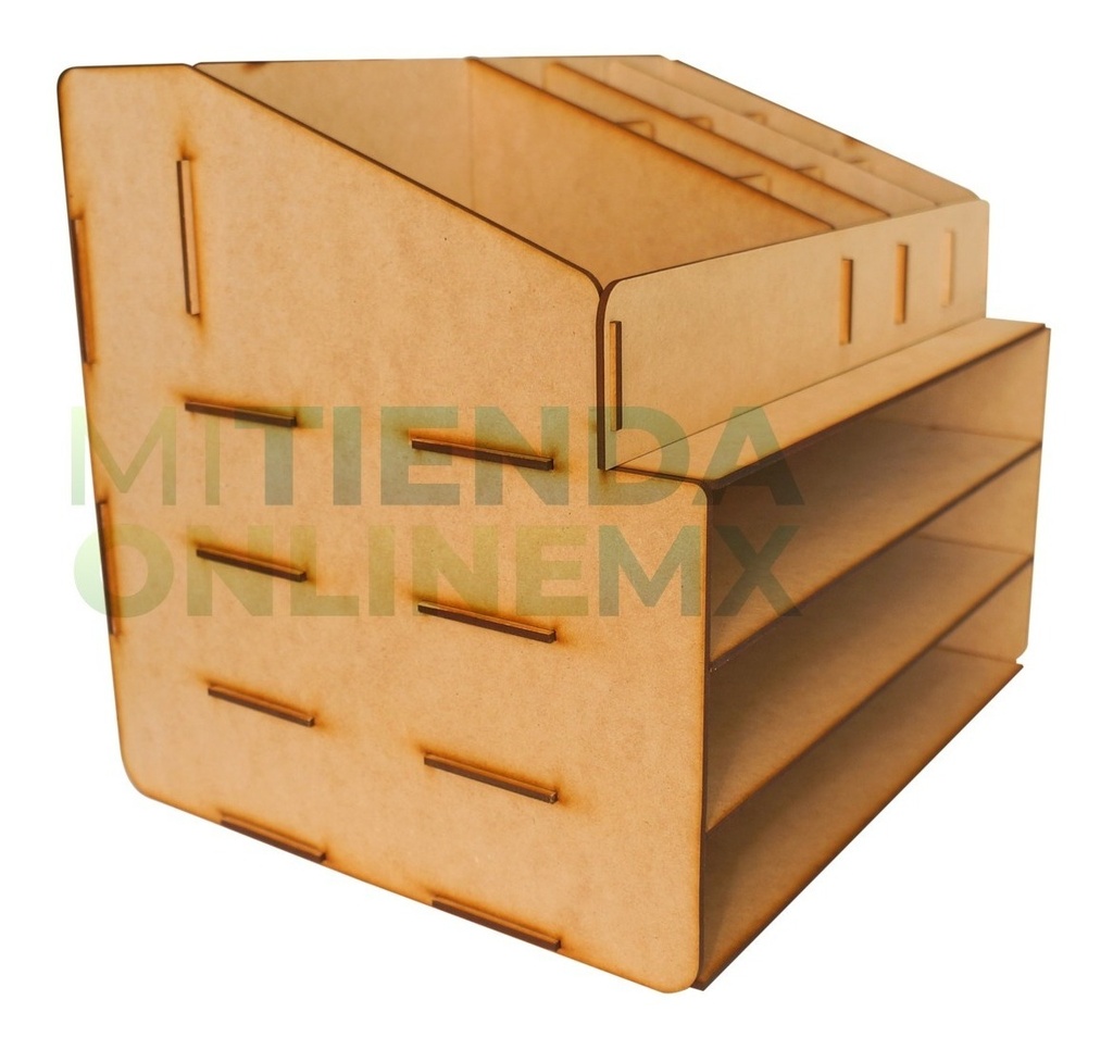 Organizador Escritorio Lápices Plumones Arte Mdf