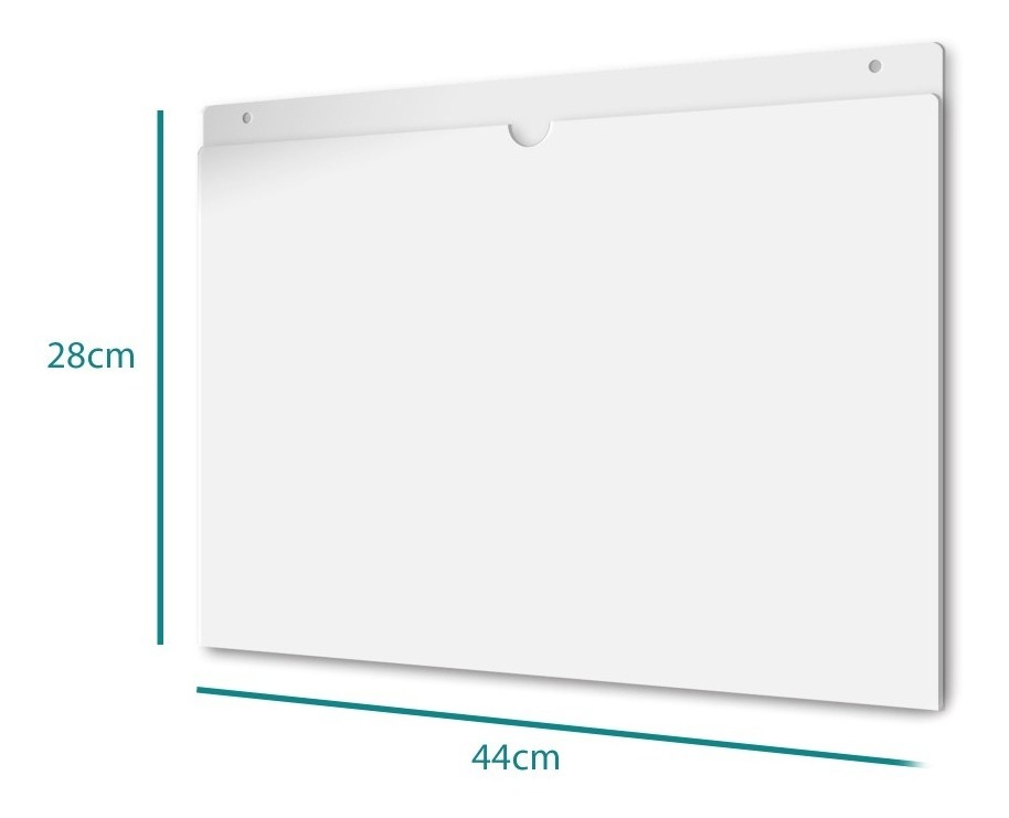 Porta Hojas Doble Carta Horizontal, Acrílico De 3mm