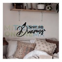 Frase Motivacional En Corte De Vinil Decorativo - 70x30 Cm