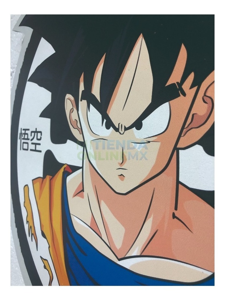 Cuadro Goku Kakaroto Dragon Ball Z Anime Mdf 6 Mm - Mediano
