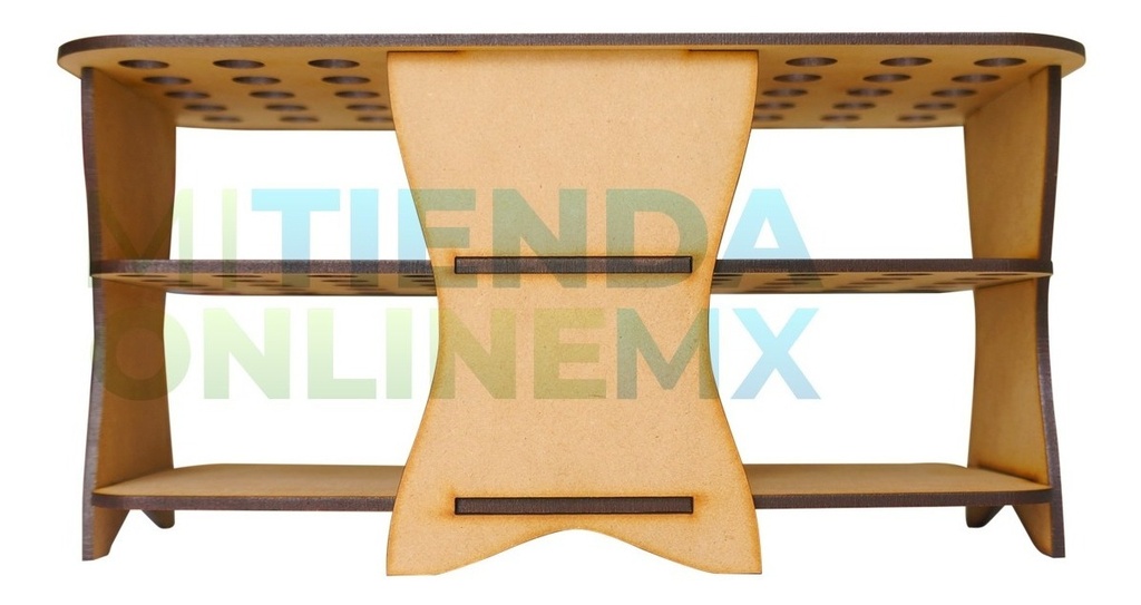 Porta Plumones De Mdf Para 50 Crayola Super Tips