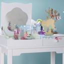 Centro De Mesa Cabeza Barbie Princesa Moño Mdf 