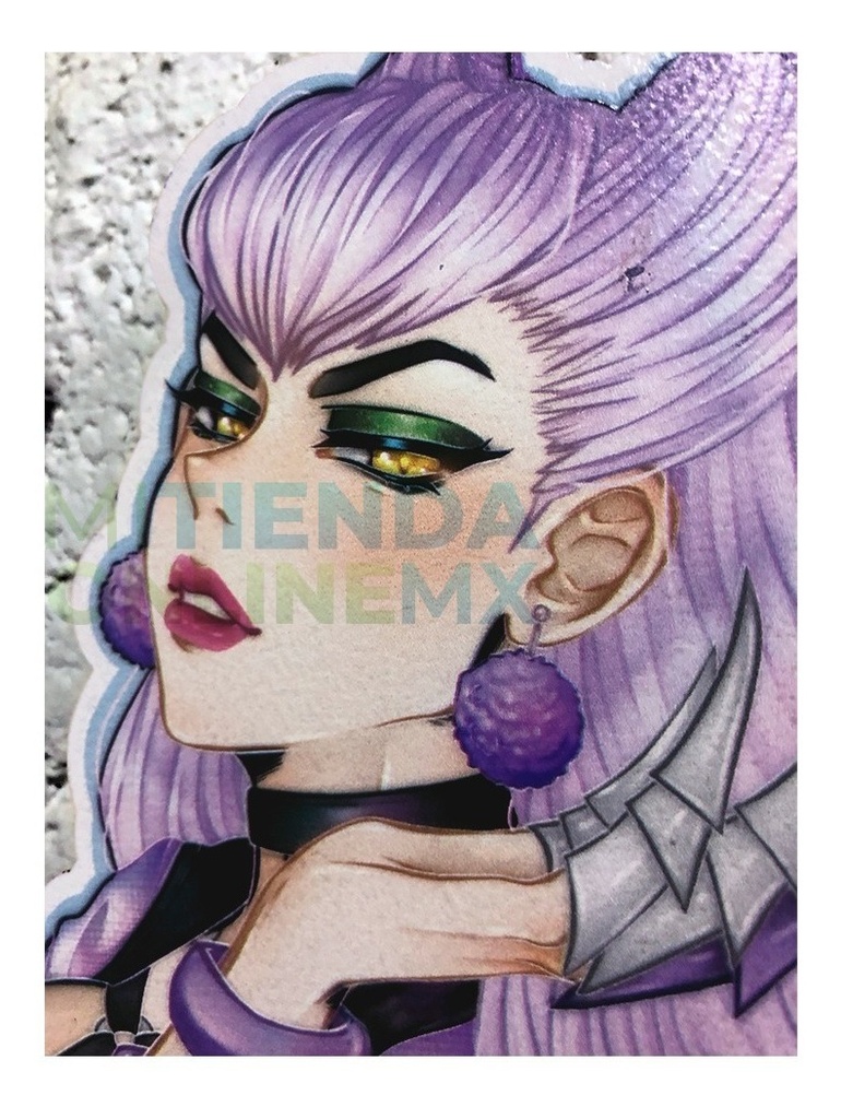 Cuadro Evelynn League Of Legends Anime Mdf 6 Mm - Mediano