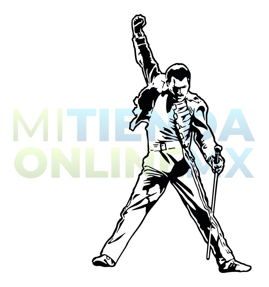 Cuadro Decorativo Freddie Mercury - Mdf 6mm 