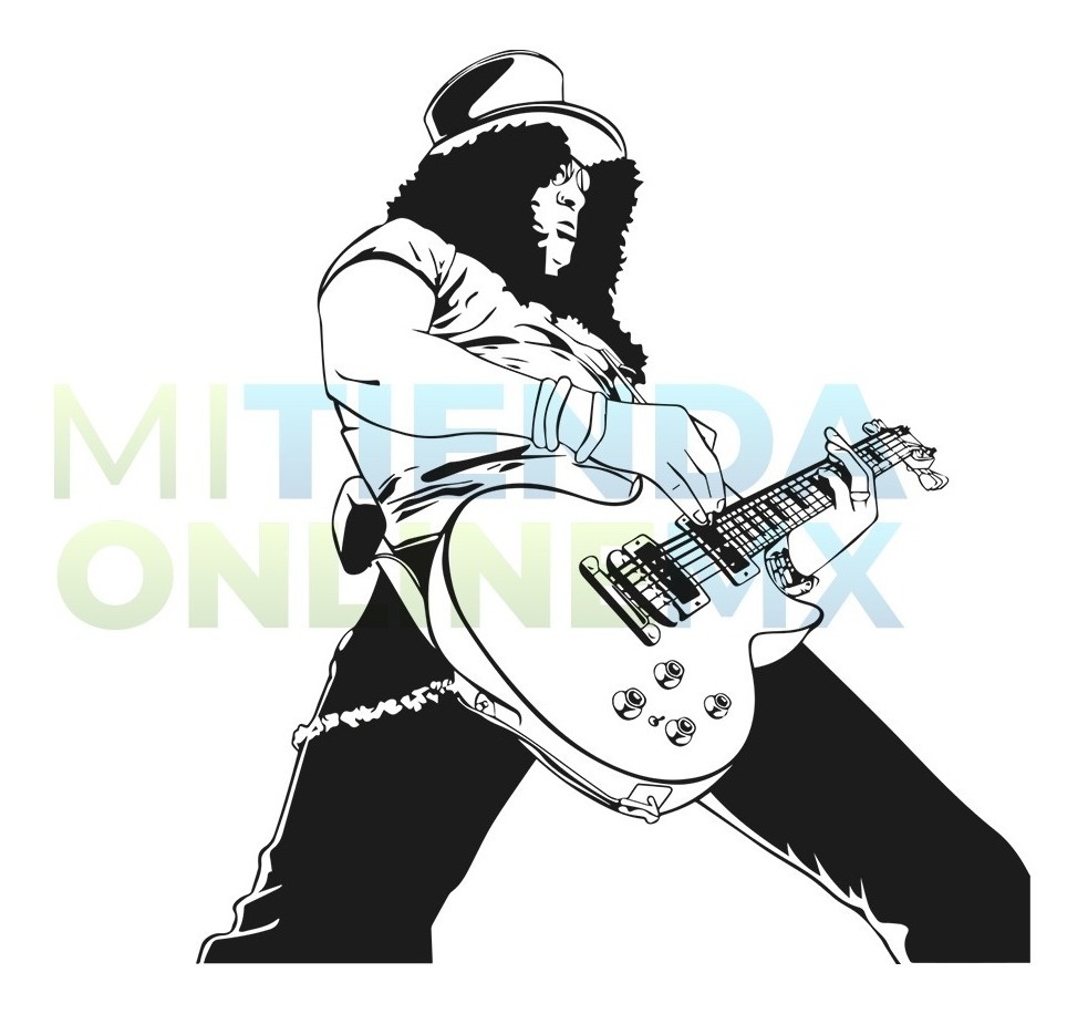 Cuadro Decorativo Slash Guns N Roses - Mdf 6mm 