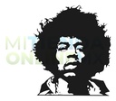 Cuadro Decorativo Rock Jimi Hendrix - Mdf 6mm 