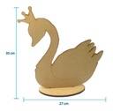 Cisne Centro De Mesa Para Xv´s Mdf Exhibidor 