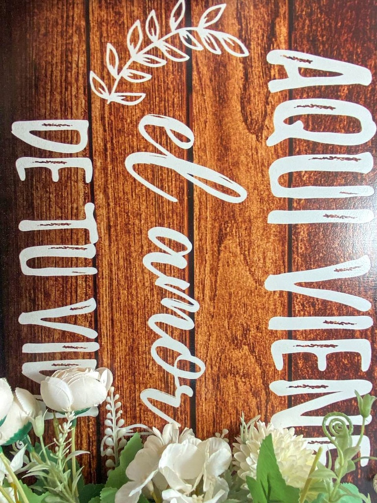 Letrero Cuadro Pajes Boda Decoración Celebracion - 40x30cm