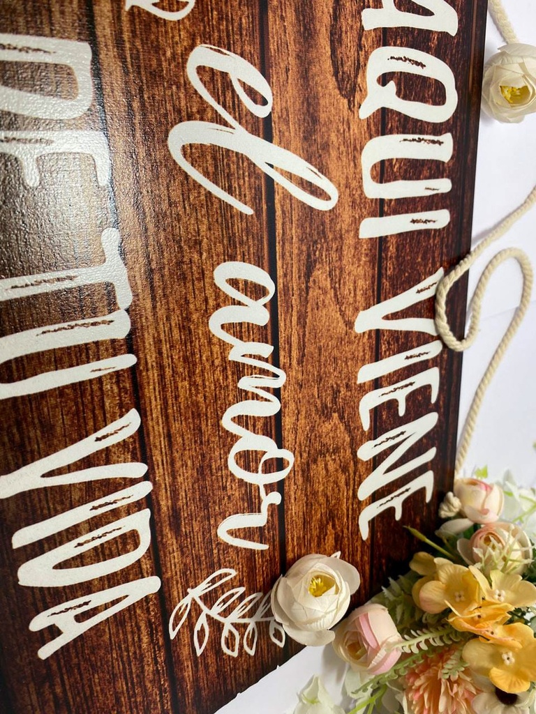 Letrero Cuadro Pajes Boda Decoración Celebracion - 40x30cm