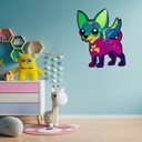 Cuadro Perro Alebrije Impresión Directa (mdf 6mm) Chico