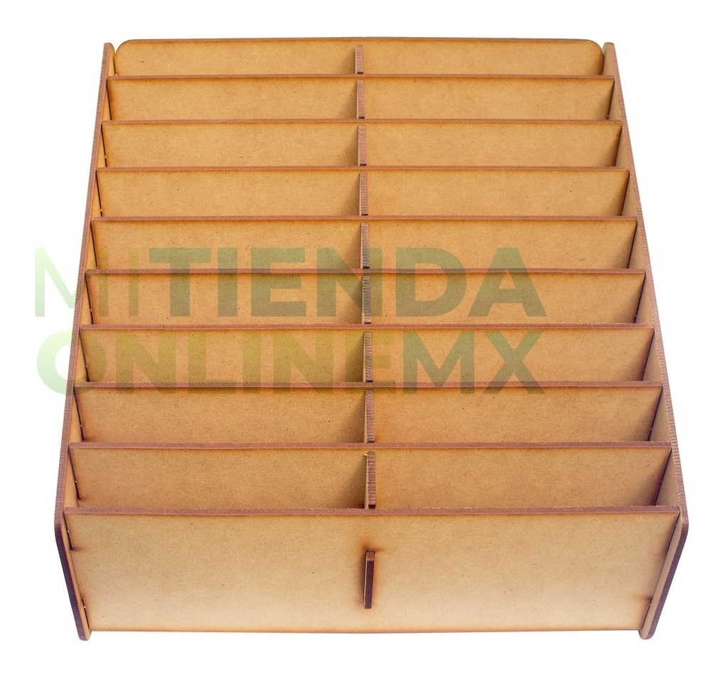 Caja Organizador Exhibidor Mdf Para 18 Teléfono Pack 6