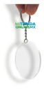 Llaveros Acrilico Redondos 6cm Herraje De Cadena 80 Piezas 