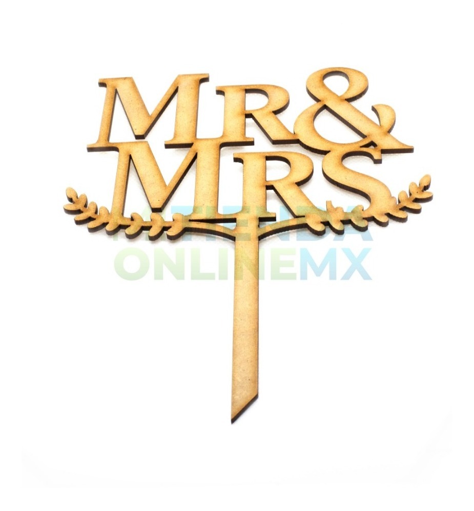 Letreros Cake Topper Variedad Fiesta - Mdf 3mm Pack 40
