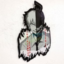 Cuadro Decorativo Chainsaw Man Anime Mdf 6 Mm - Mediano