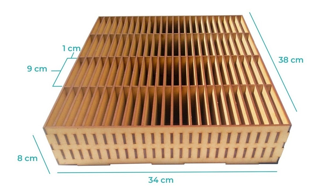 Organizador 100 Credenciales Personal Recepción Tarjetas