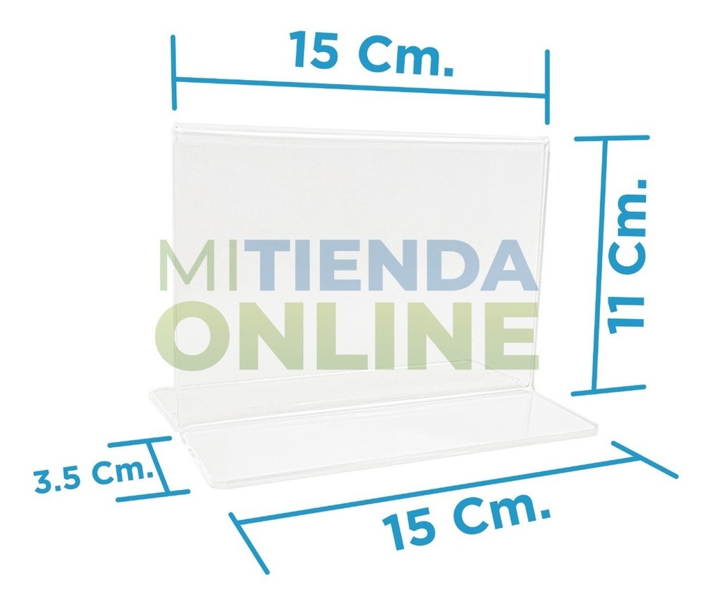 Porta Menu Doble Restaurant Publicidad Horizontal Pack 15