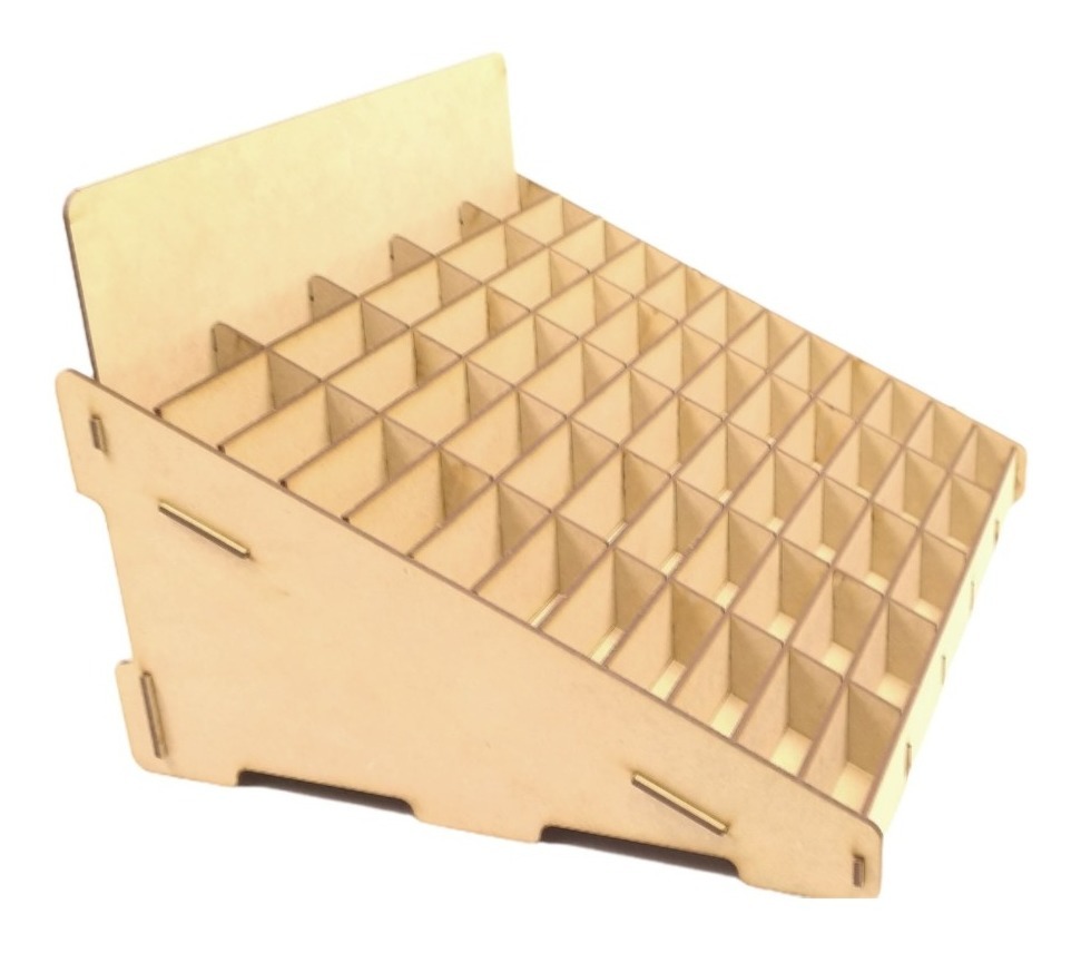 Caja Organizador Exhibidor Mdf Para 60 Cajetilla De Cigarro