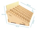Caja Organizador Exhibidor Mdf Para 60 Cajetilla De Cigarro