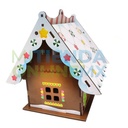 Casa Dulcero Adorno Navideño Jengibre Mdf