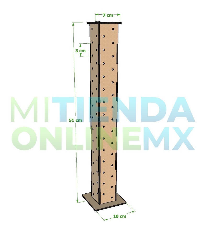 Torre Porta Paletas De Mdf Candy Bar Mdf