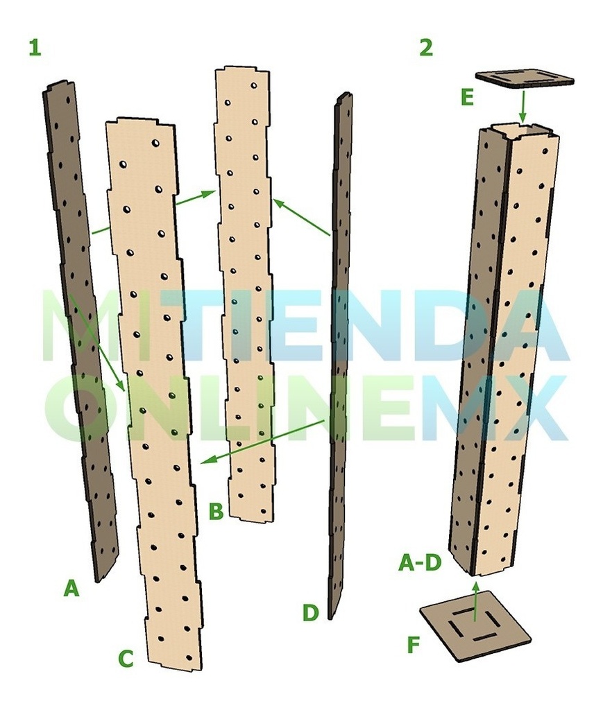Torre Porta Paletas De Mdf Candy Bar Mdf