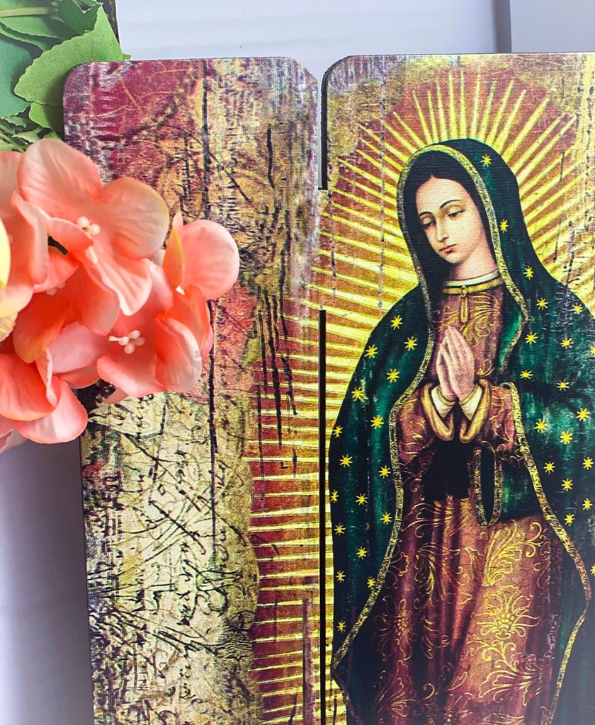Cuadro Virgen Guadalupe Impresión Directa En Mdf 30x25cm