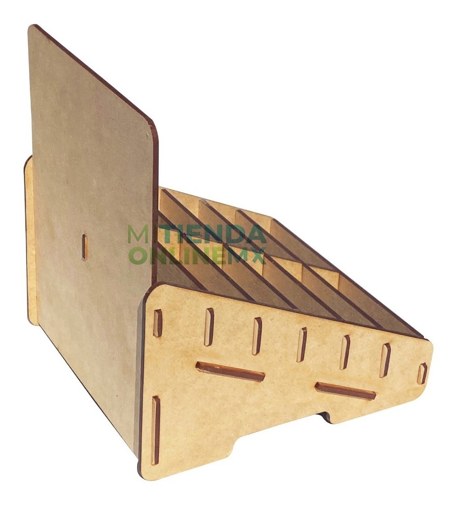Organizador Exhibidor Mdf Para 12 Cajetilla De Cigarro Doble