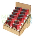 Organizador Exhibidor 12 Cajetillas Cigarro Horizontal Mdf