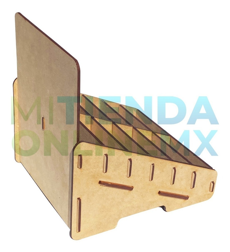 Organizador Exhibidor 12 Cajetillas Cigarro Horizontal Mdf