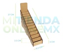 Organizador Exhibidor 12 Cajetillas Cigarro Vertical Mdf